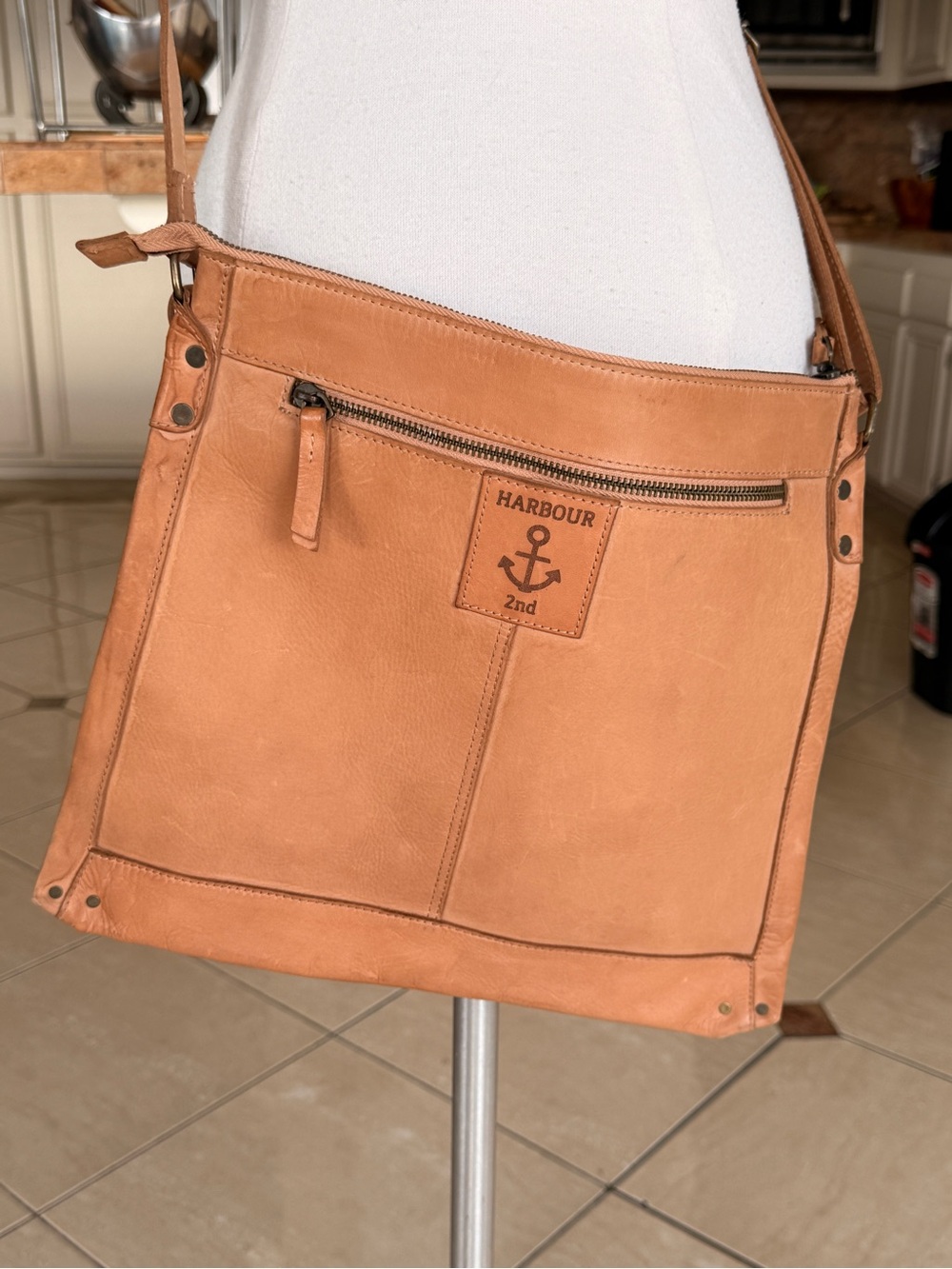 HARBOUR 2nd Tan Leather Crossbody Bag